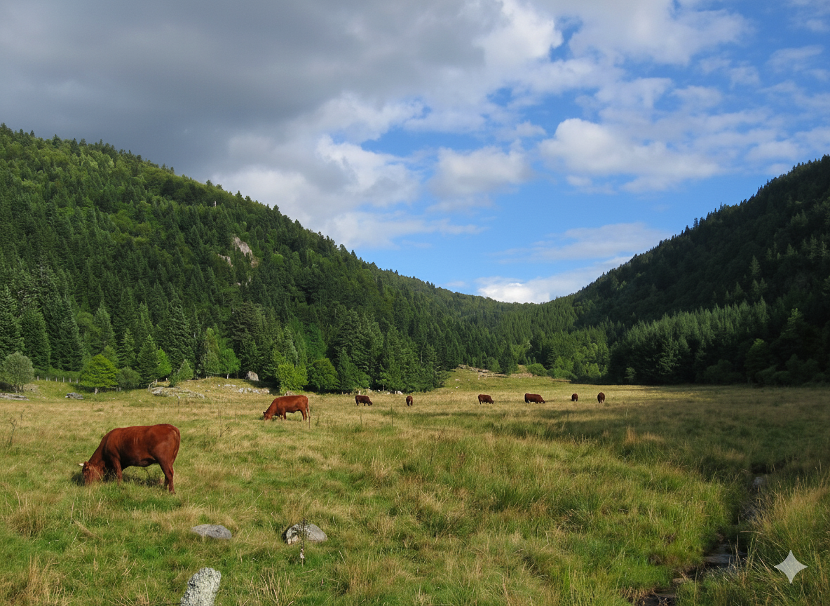 Paysage des Monts du Forez
