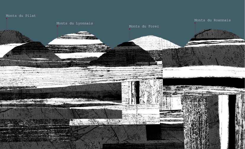 Implantation Monts du Lyonnais, Forez, Roannais et Pilat